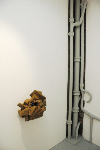 <i>Wormhole</i><br>Installation view <i>Flexing Brown,</i> ROKEBY Gallery, London 2008